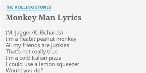 monkey man lyrics rolling stones